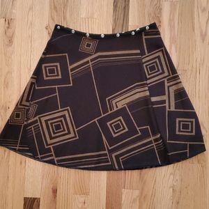 Adjustable Snap Waist Wrap Skirt